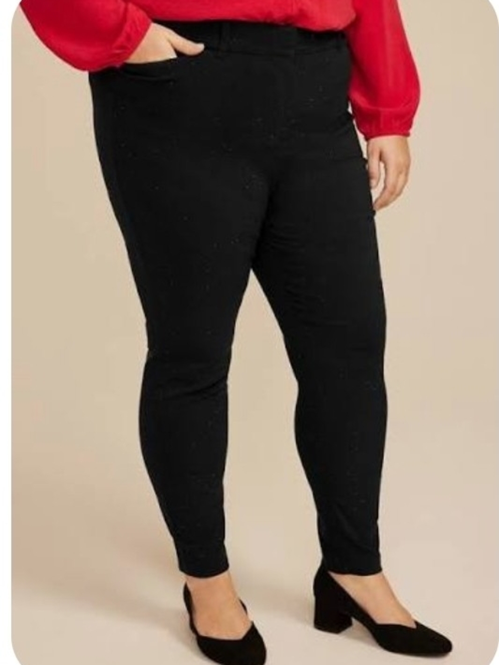 Nwt Maurices Sparkle Skinny Pants 22w